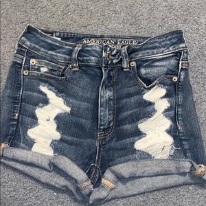 distressed shorts